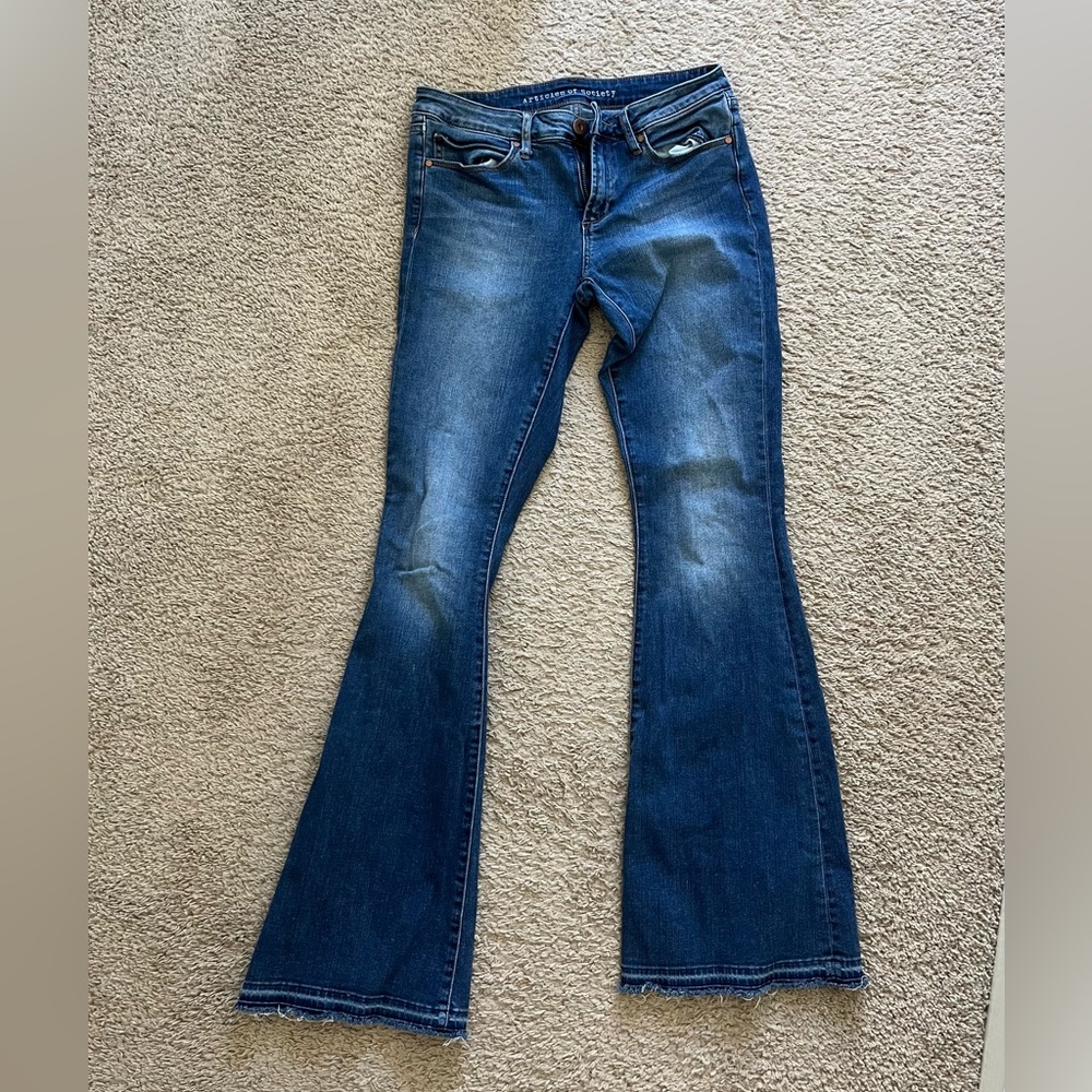 Articles of Society Low Rise Flare Jeans